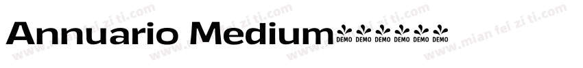 Annuario Medium字体转换
